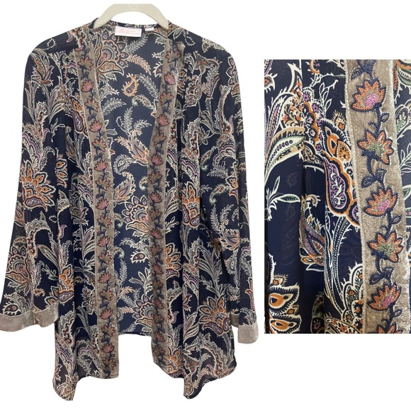 Belle by Kim Gravel Other - Gorgeous Open Front Kimono Style Cardigan, Size Medium